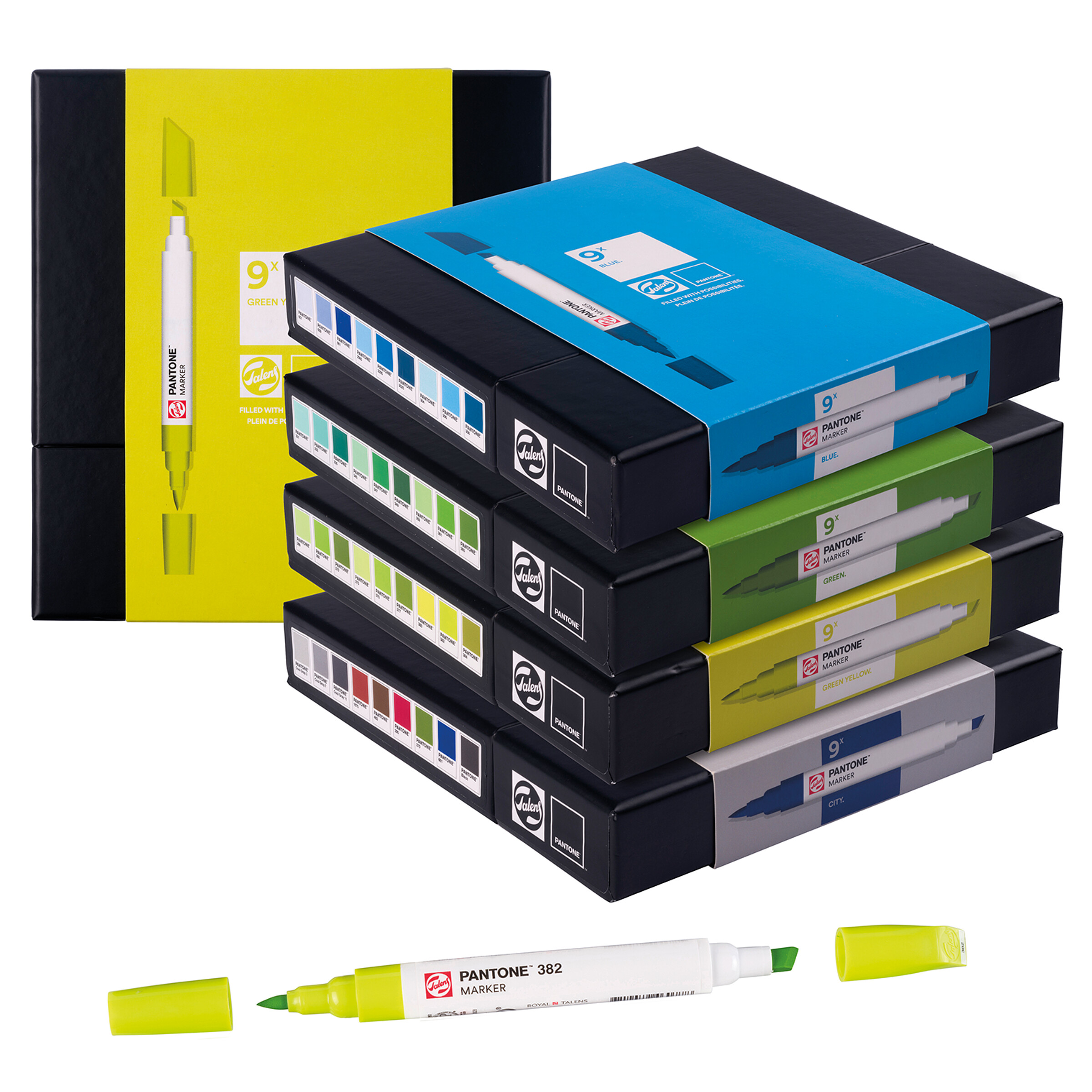 Talens, Pantone Marker, 9er-Set, boesner - Professionelle  Künstlermaterialien und Künstlerbedarf